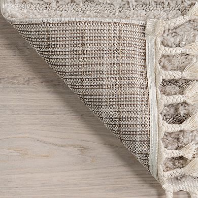 nuLOOM Risette Geometric Shag Tassel Area Rug
