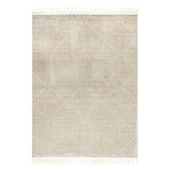 nuLOOM Kerry Textured Geometric Tasseled Area Rug