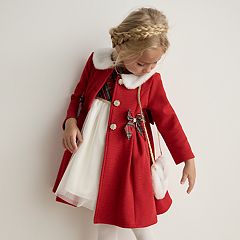 Kohls girls red dress best sale