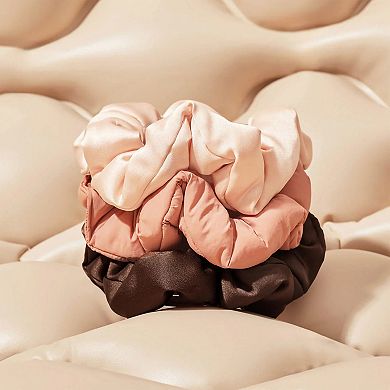 Kitsch 3-pc. Puffy Scrunchies Set- Rosewood