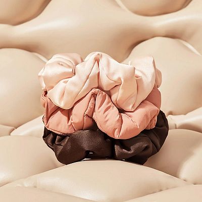 Kitsch 3-pc. Puffy Scrunchies Set - Rosewood