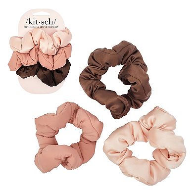 Kitsch 3-pc. Puffy Scrunchies Set- Rosewood