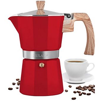 Zulay Kitchen Stovetop Espresso Maker - Moka Pot 3 Espresso Cups