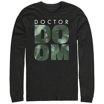 Big & Tall Marvel Fantastic Four Doctor Doom Long Sleeve Graphic Tee
