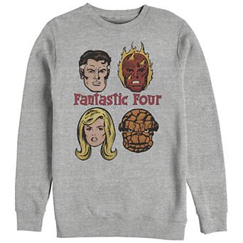 Big & Tall Marvel Fantastic Four Vintage Style Poster Graphic Fleece