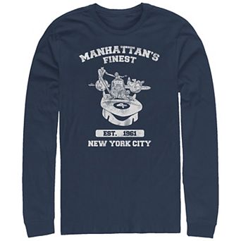 Big & Tall Marvel Fantastic Four Manhattan's Finest Long Sleeve Graphic Tee