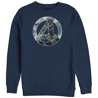 Big & Tall Marvel Fantastic Four Action Filled Logo Graphic Fleece