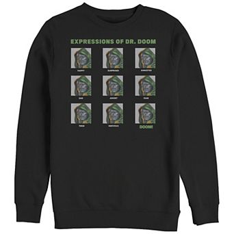 Big & Tall Marvel Fantastic Four Expressions Of Dr. Doom Graphic Fleece