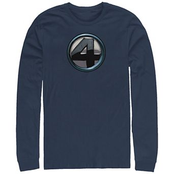 Big & Tall Marvel Fantastic Four Costume Long Sleeve Graphic Tee