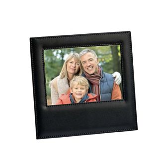 Black Leather Picture Frame