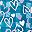 Deep Teal Hearts