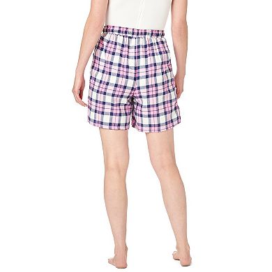 Dreams & Co. Plus Size Flannel Pajama Short