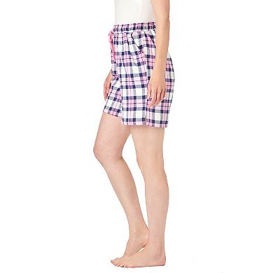 Dreams & Co. Plus Size Flannel Pajama Short