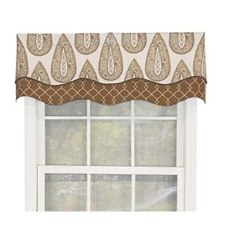 Yorkshire Trimmed Glory 100% Cotton with Fully Lined 3" Rod Pocket Valnance for Windows