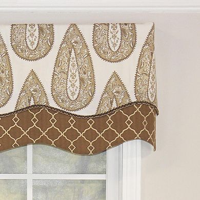 Yorkshire Trimmed Glory 100% Cotton with Fully Lined 3" Rod Pocket Valnance for Windows