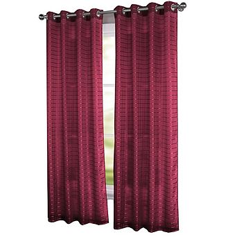 Wanda Box Voile Light Filtering One Grommet Curtain Panel