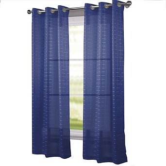 Wanda Box Voile Light Filtering One Grommet Curtain Panel