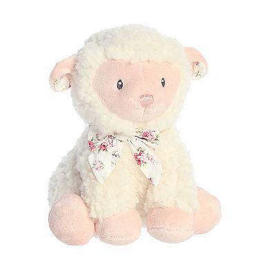 ebba - Small Pink Blessing Lamb - 9" Girl Lamb - Playful Baby Stuffed Animal