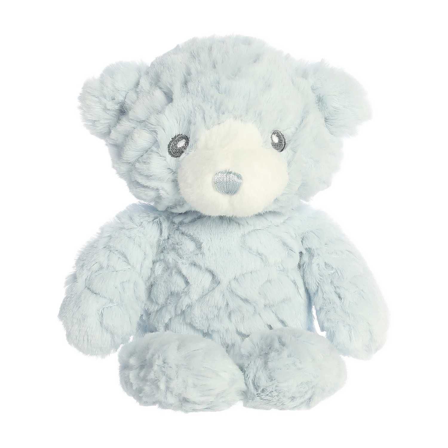 Детская мягкая игрушка ebba Medium Huggy Bear - 10" Blue - Snuggly Baby Stuffed Animal, цвет: Синий — фото 1
