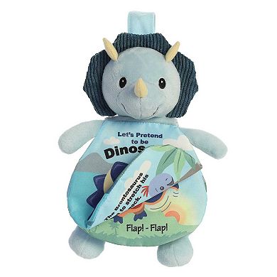 Ebba Small Multicolor Story Pals 9" Let's Pretend To Be Dinosaurs Educational Baby Stuffed Animal