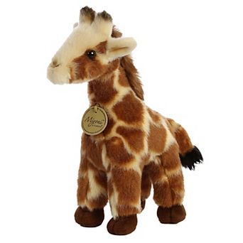 Aurora Small Brown Miyoni 9" Giraffe Realistic Stuffed Animal