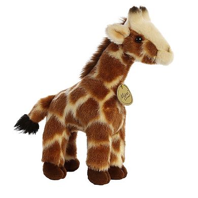 Aurora Small Brown Miyoni 9" Giraffe Realistic Stuffed Animal