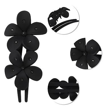 1 Pcs Cute Rhinestones Hair Clips Hairdo Clip 4.13"x2.09"x1.46"