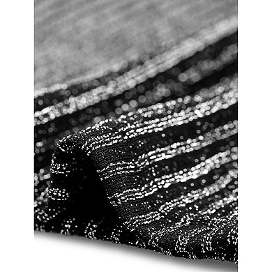 Women's Plus Size Sleeveless V Neck Tank Cami Party Glitter Sparkle Tops