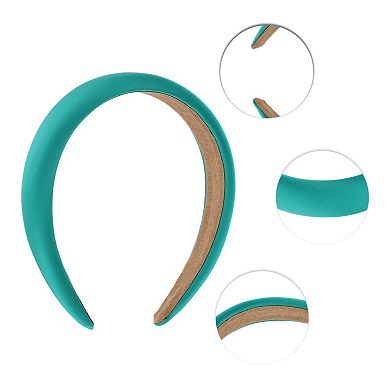 1 Pcs Classic Elegant Satin Sponge Headband For Women 6.30"x5.91"