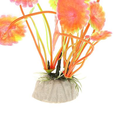 10 Pcs Aquarium Plants Decorations Artificial Aquatic Plant Pink