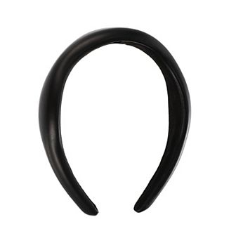 1 pc Classic Elegant Irregular Pu Headband For Women 6.30"x5.51"