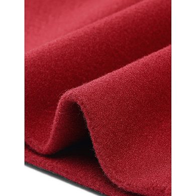 Plus Size Coats of Women Double Breasted Lapel with Pockets Winter Long Coats