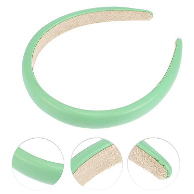 1 Pcs Classic Elegant Pu Headband For Women