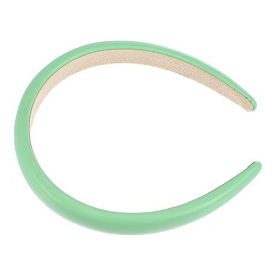 1 Pcs Classic Elegant Pu Headband For Women