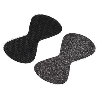 2 pc Hair Pads Bow Tie Shape Hair Pad Bangs Patch For Women Hair Magic Tapes Hair Grippers Black