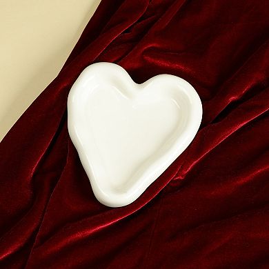 Ceramic Jewelry Tray Trinket Ring Dish For Organizing Earring Necklace Bracelet Key