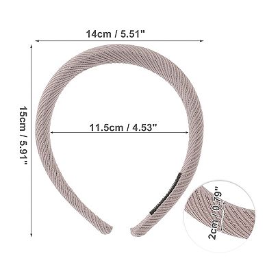 1 Pcs Classic Elegant Knitted Twill Headband For Women 5.91"x5.51"