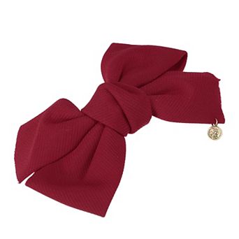 1 pc Classic Bow Hair Clips Hairdo Clip For Women 5.51"x3.54"x1.38"