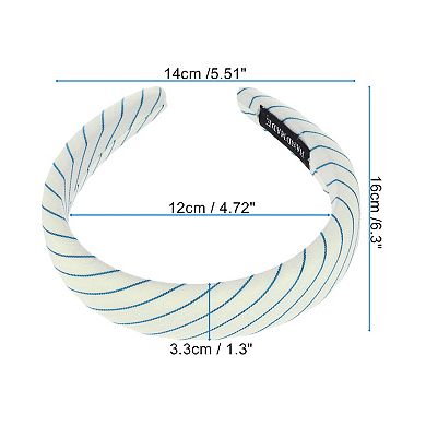 1 Pcs Classic Elegant Wide Twill Headband For Women 6.30"x5.51"