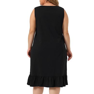 Women's Plus Size Sleepdress Sleeveless Soft Comfy Nightdress