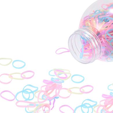 1 Set Classic Hair Rubber Bands For Women 0.63" Diameter Assorted Color