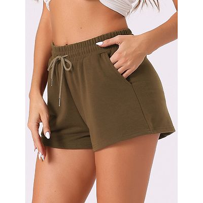 Women's Comfy Pajama Shorts Stretch Drawstring with Pockets