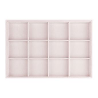 Velvet Jewelry Organizer Trays With Dividers For Drawers, Jewelry Organizer Flat Tray