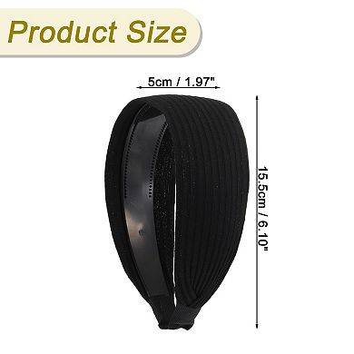 Wide Headbands For Women Extra Wide Headbands Thick Headbands With Teeth Hair Accessories