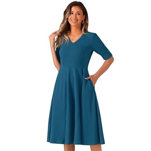 white christmas dresses Jawbreaker Swing Dress in Champagne Rose Laminate