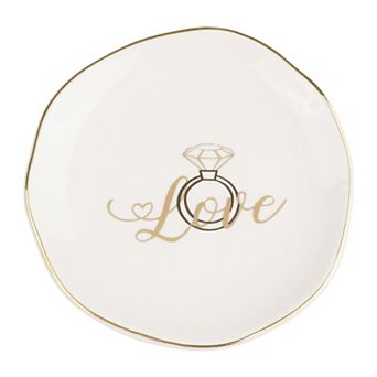 Ceramic Jewelry Tray Trinket Ring Dish for Organizing Earring Necklace Bracelet