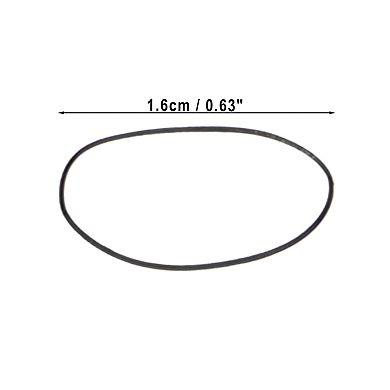 1 Set Classic Grace Hair Rubber Bands For Women 0.63" Diameter Black