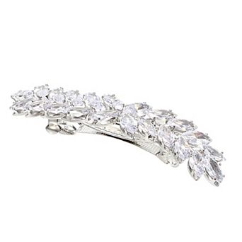 Faux Crystal Hair Barrettes For Women Rhinestone Hair Clips Bridal Hair Accessories