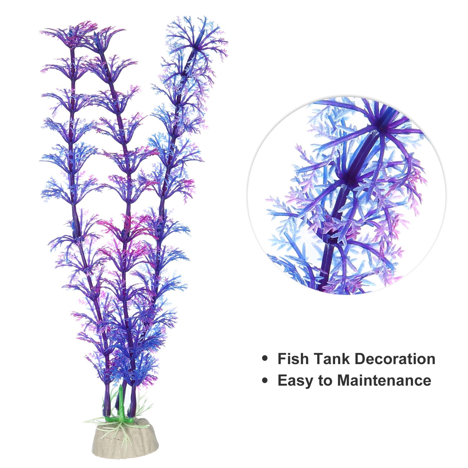 Large Aquarium Plants Artificial Plastic Fish Tank Plants
