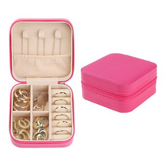 Travel Jewelry Box Jewelry Organizer Case Storage Display Holder For Women And Girls Gifts